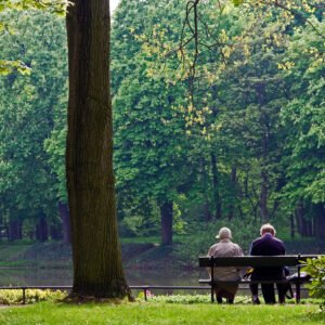 Elderly,Couple,In,The,Park